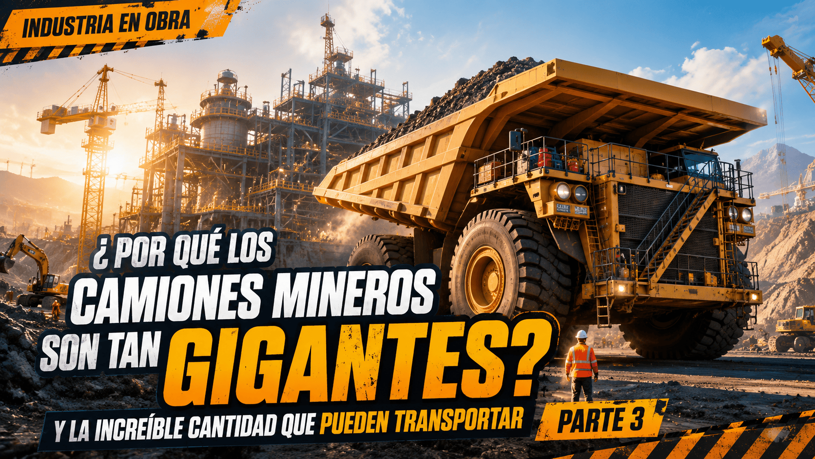 Por Qué los Camiones Mineros Son Tan Gigantes y la Increíble Cantidad que Pueden Transportar - Parte