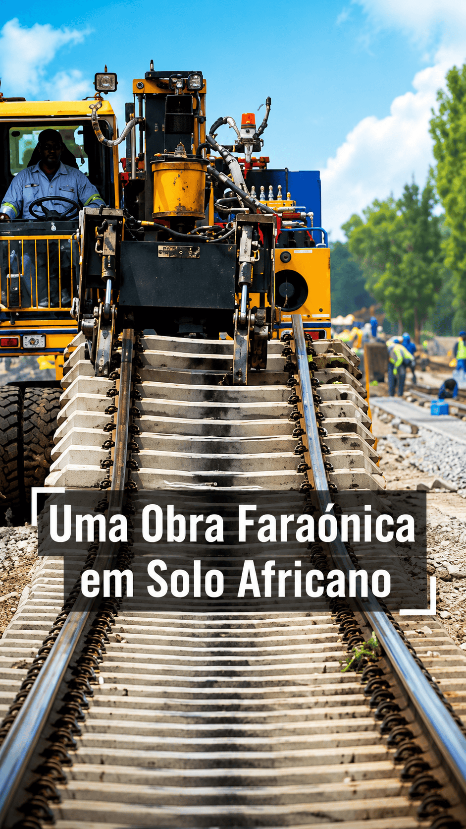 A Maior obra brasileira em África