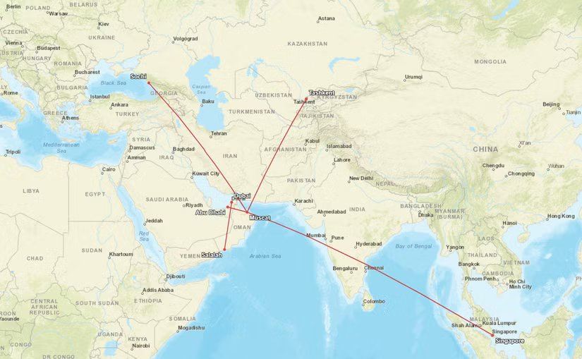 Neue Strecken von Oman Air