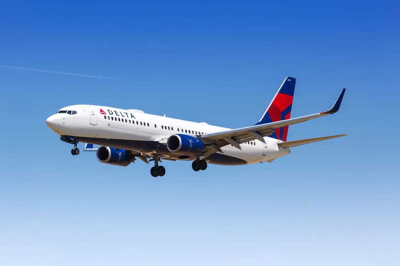 Boeing 737-900 da Delta Air Lines em aproximação