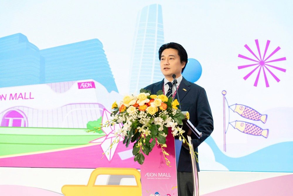 AEON集团越南首席代表兼越南AEON总经理手冢大辅。(春琼 摄)