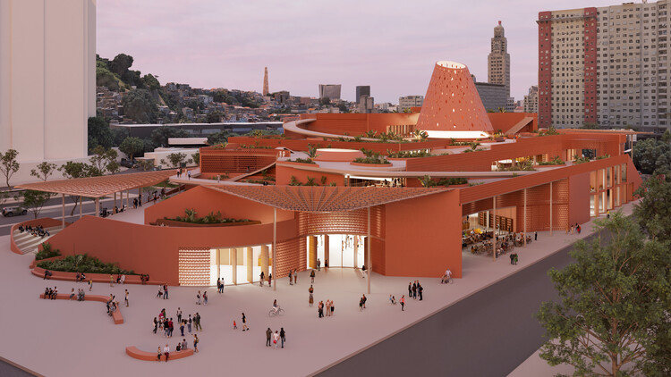 Kéré Architecture dévoile le design d’une bibliothèque publique à Rio de Janeiro, rendant hommage au patrimoine afro-brésilien – Image 3 sur 10