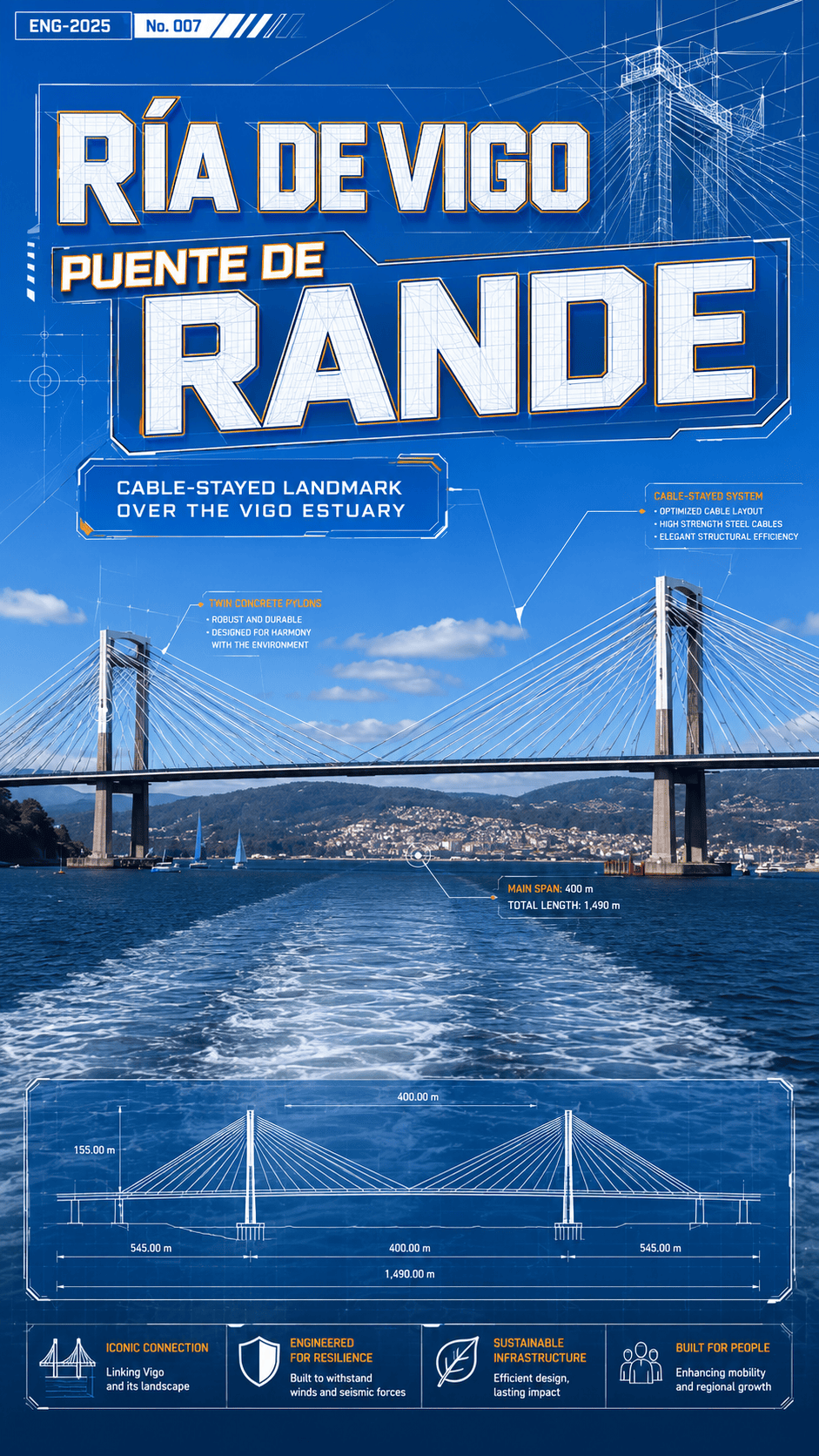 Ría de Vigo  Puente de Rande  #puenterande #galicia #ria #vigo #parati