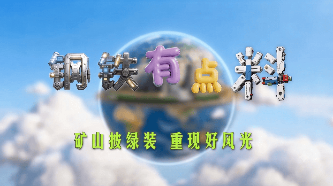 钢铁有点料#矿山披绿装 重现好风光