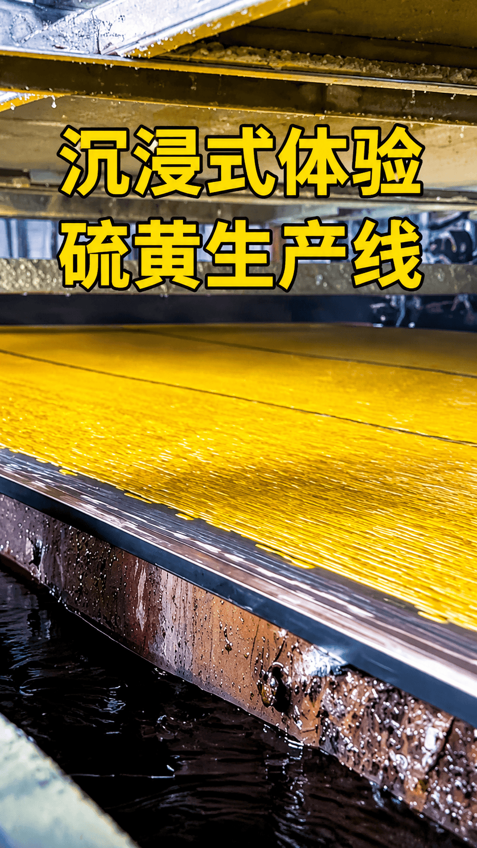 沉浸式感受硫黄生产线#硫黄 #生产线 #沉浸式体验