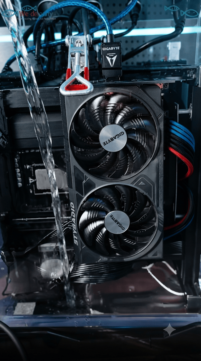 Want to make your computer fly? Check out how he did it! ?? #ImmersionCooling #TechHack #ComputerMod