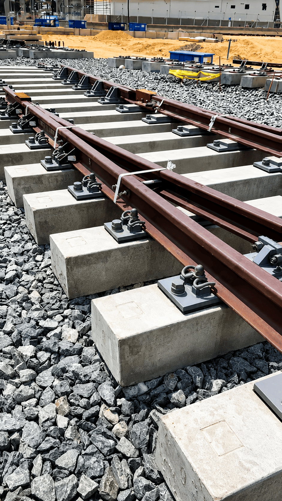 ? ¿Sabías que los rieles no van “pegados” al piso? ? Todo el peso del tren lo soportan las traviesas