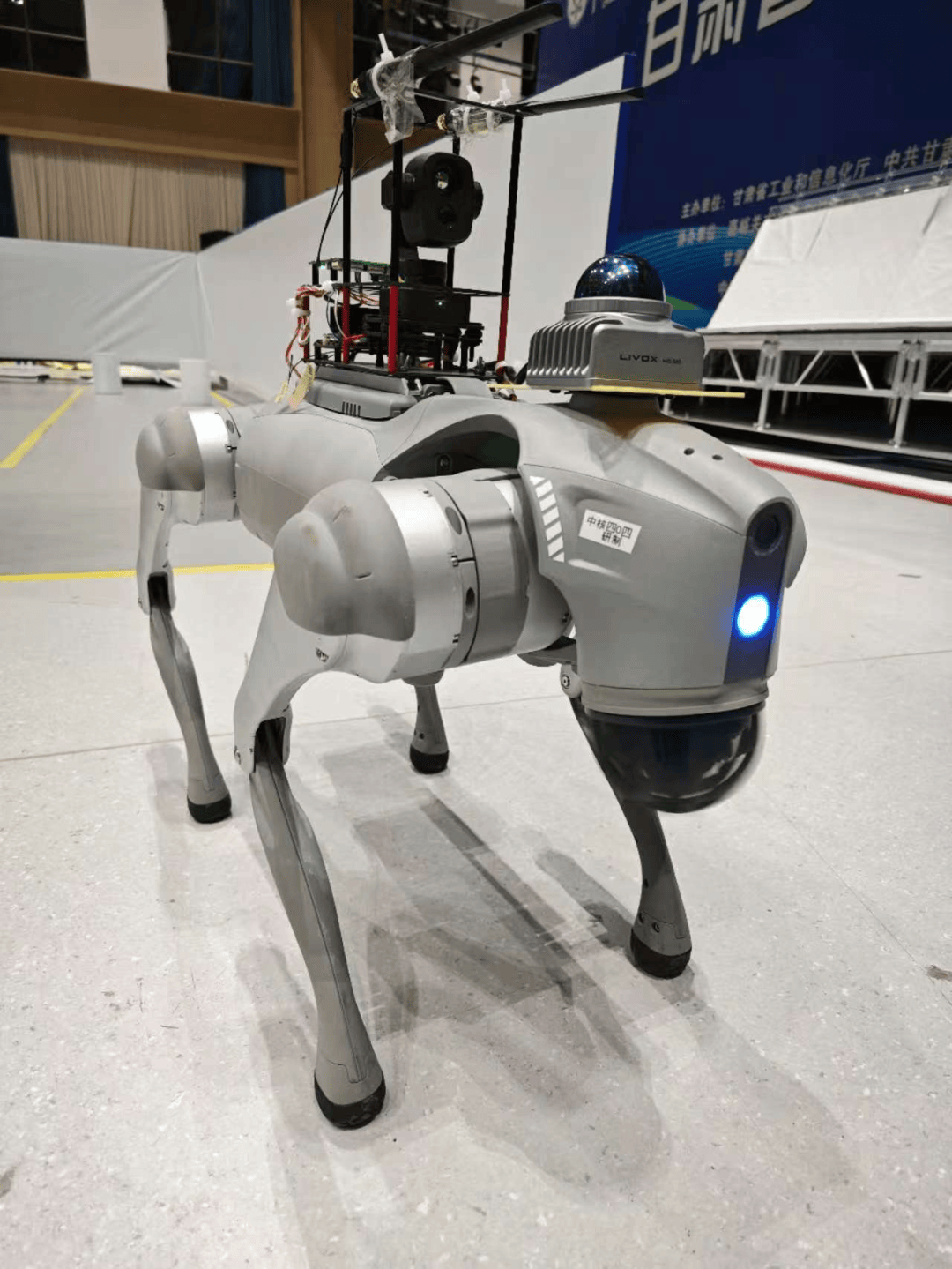 Chien robot de patrouille