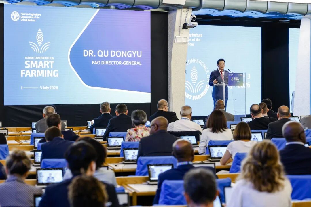 Generaldirektor Qu nahm an der Eröffnungszeremonie teil und hielt eine Rede. ©FAO