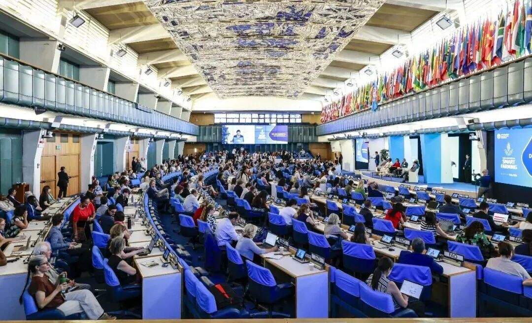 Tagungsort der ersten globalen Konferenz der FAO für intelligente Landwirtschaft. ©FAO