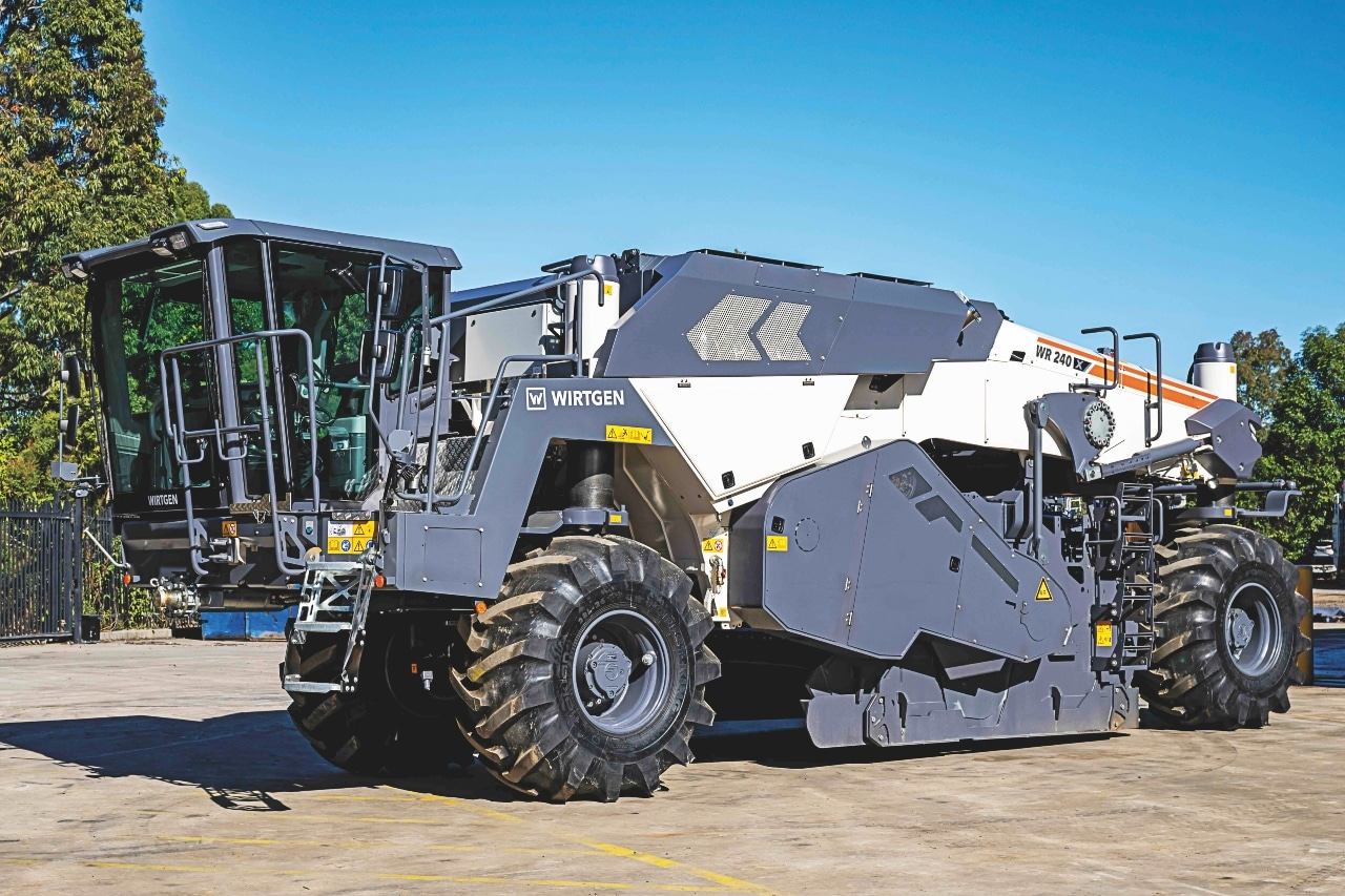 Le produit phare de Wirtgen, la recycleuse à froid WR 240 X.