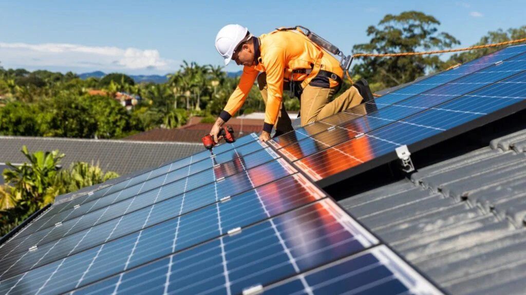 Dach-Solaranlage
