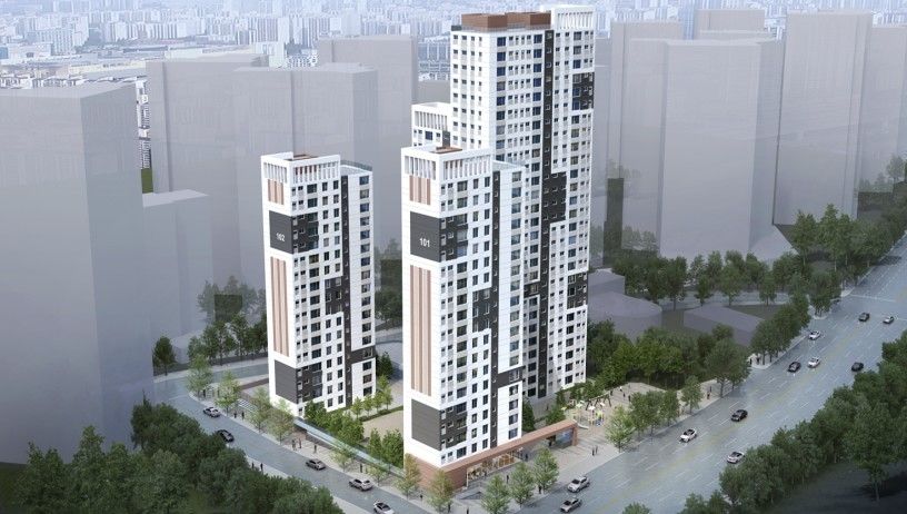 九老区梧柳洞326-16一带将建美利内之家及公共产后调理院鸟瞰图