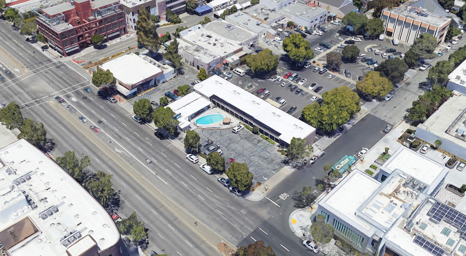 2455 El Camino Real, image satellite Google