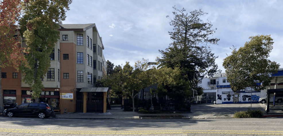 Site actuel du 2614 Telegraph Avenue, image provenant de Gunkel Architecture