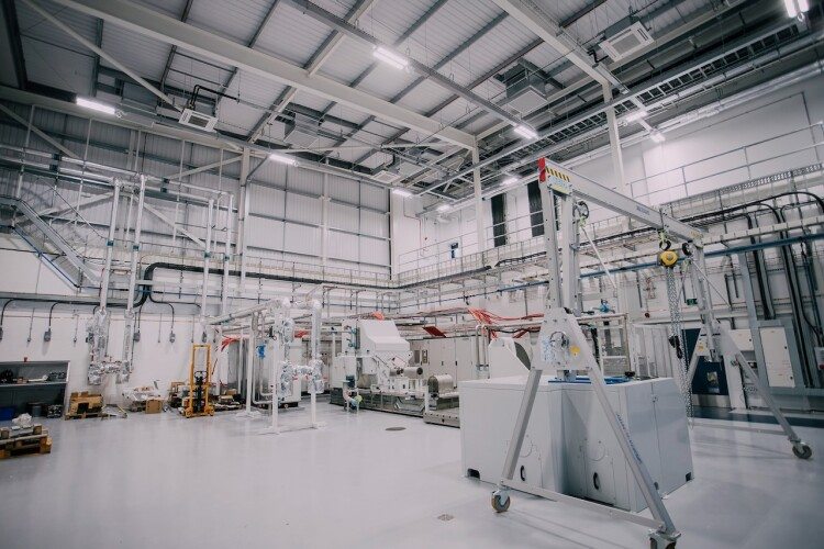 Interior of the new facility