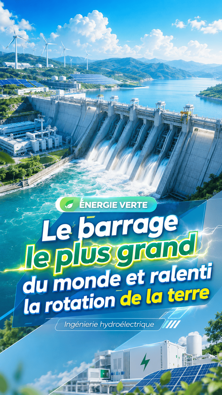 Le barrage le plus grand du monde et ralenti la rotation de la terre #info #pourtoi #flypシ #fouryou