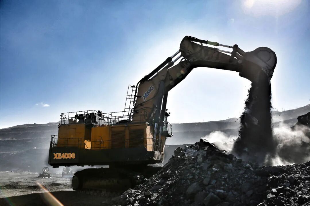 XE4000-Bagger im Einsatz in einem Kohlebergwerk in Shanxi
