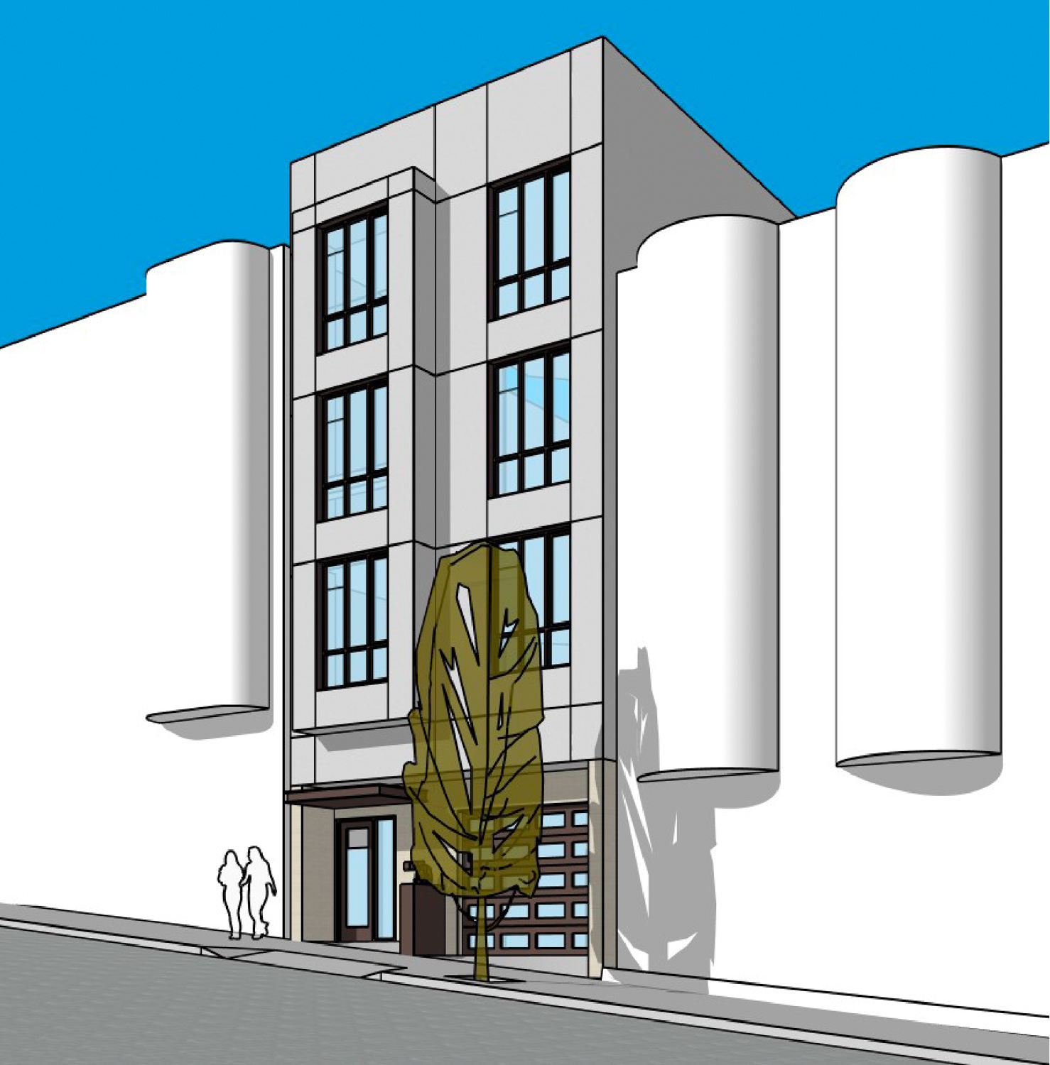 886 Union Street, schéma de TJH Construction