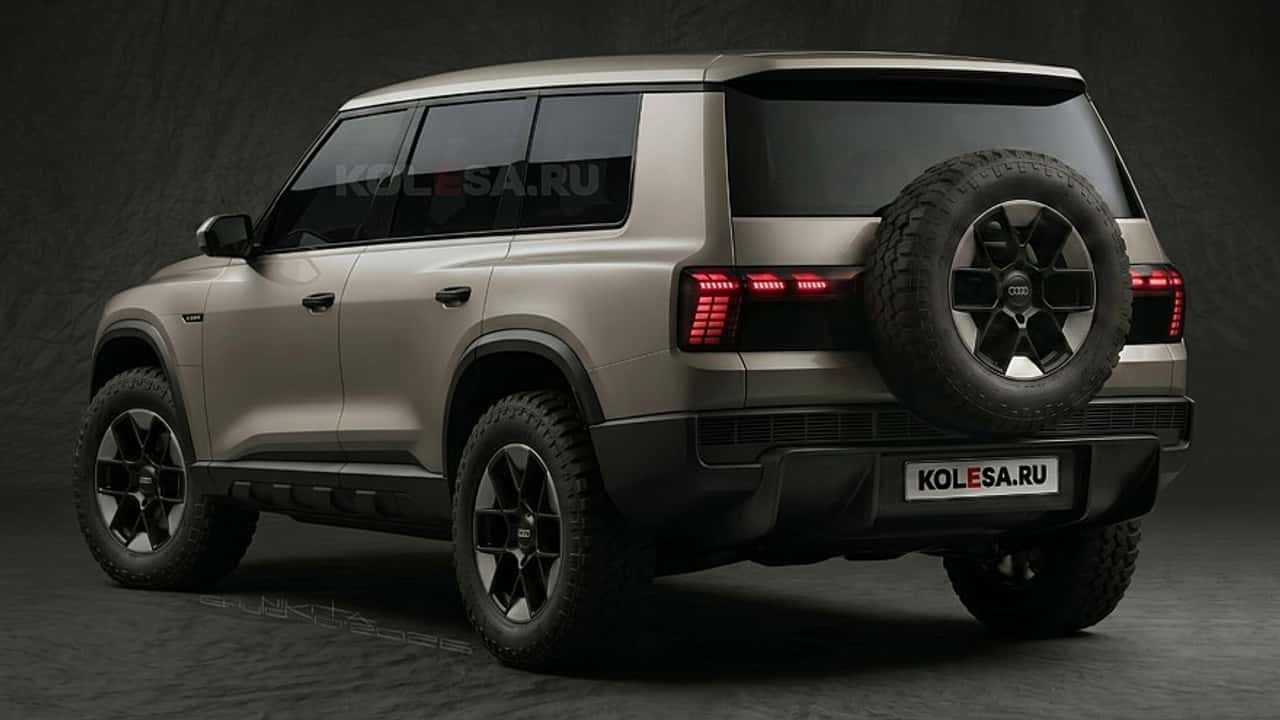 Внедорожник Audi, компьютерная графика