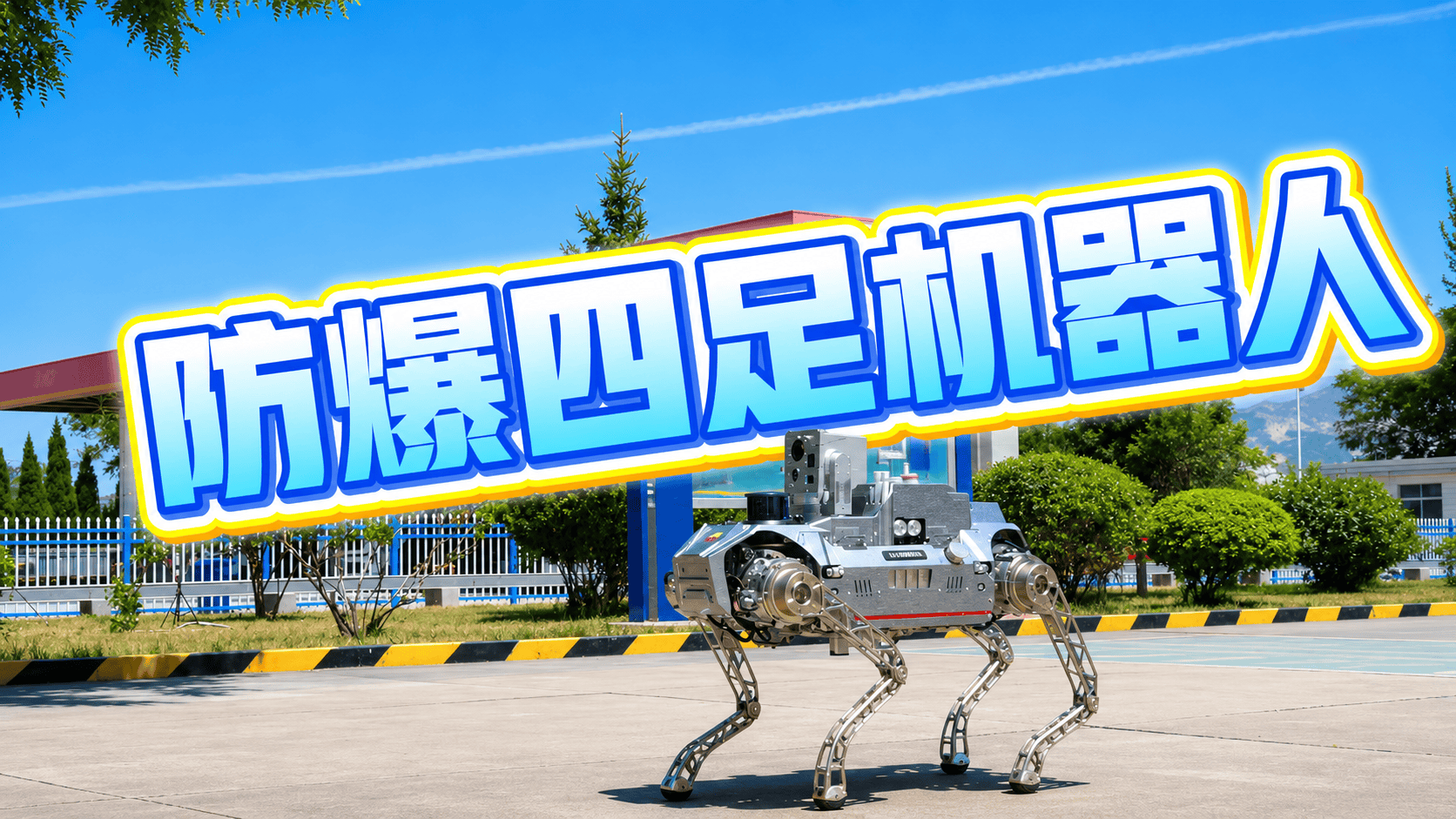 中国石油油气销售领域首个四足防爆机器落地应用！#机器人 #油库安全 #央企故事 #石油科普