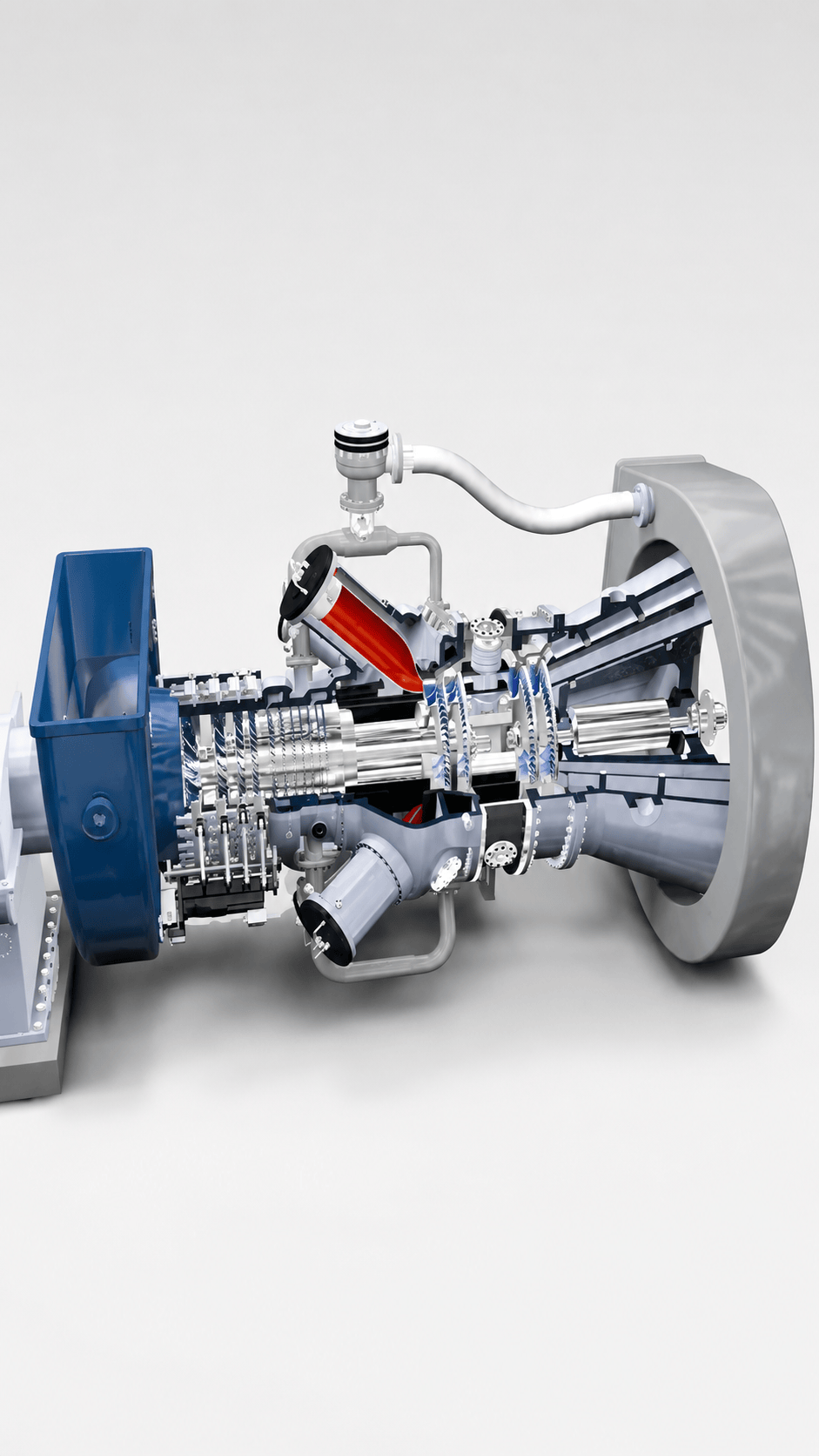 The working principle of a gas turbine #knowledge #Science