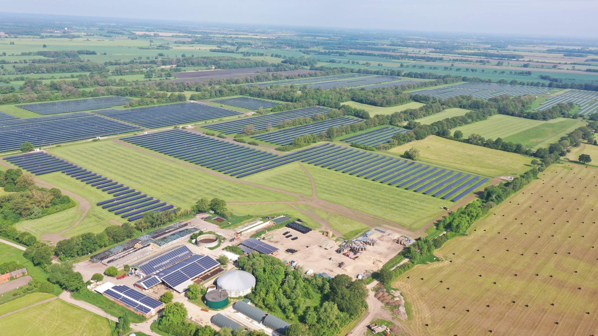 Usina agrovoltaica de 69 MWp em Schwarzholz, Saxônia-Anhalt
