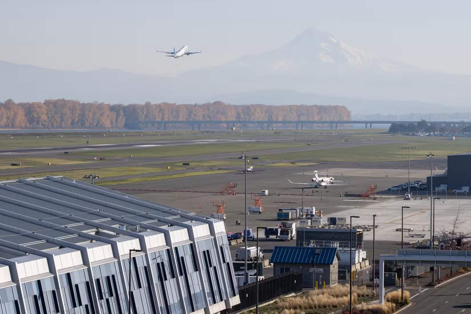 United Airlines à l’aéroport international de Portland