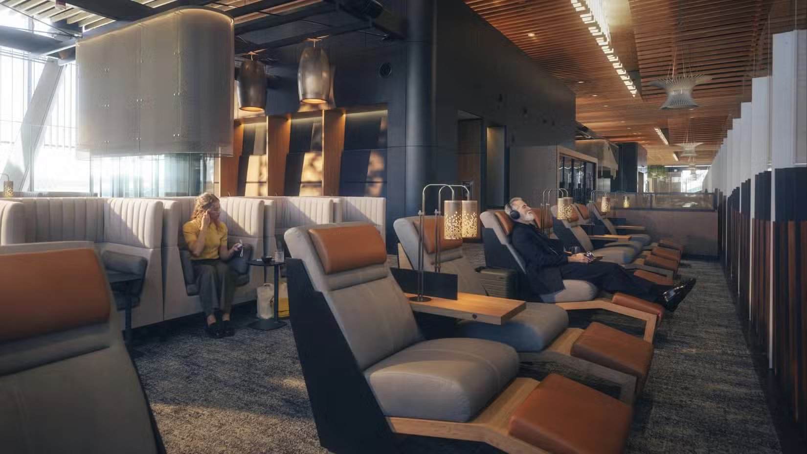 Salon d’Alaska Airlines à Portland