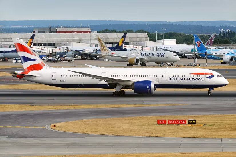 英国航空787-9在希思罗