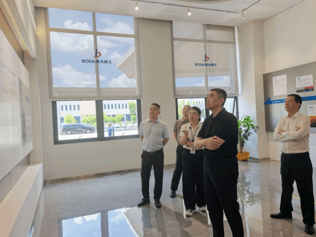 Presidente Xu Niansha pesquisa a Changsha Boda Science and Industry Co., Ltd.