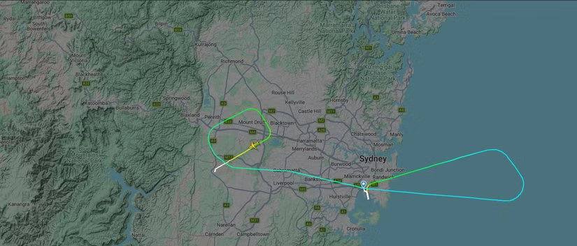 Qantas Sydney Streckennetz