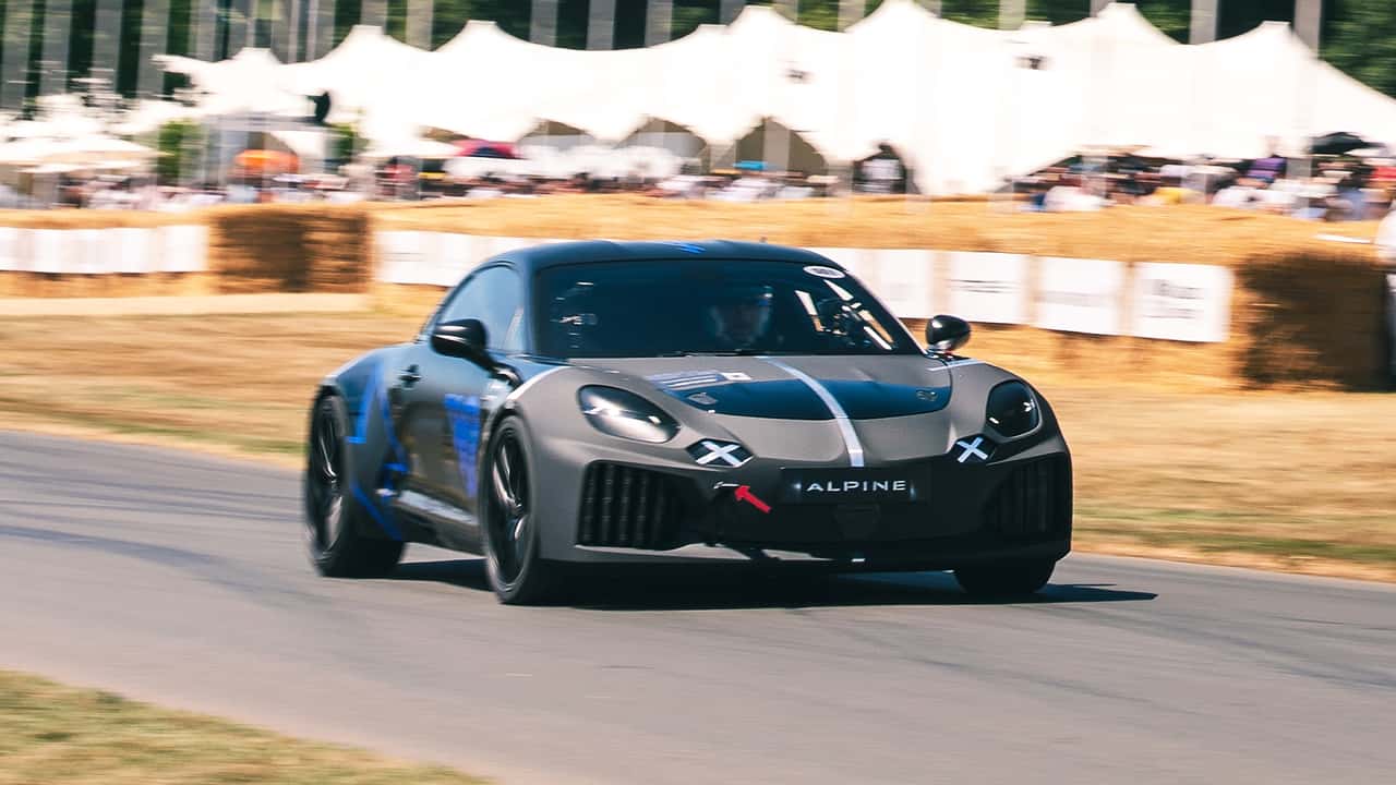 Alpine A110 Future在古德伍德首秀