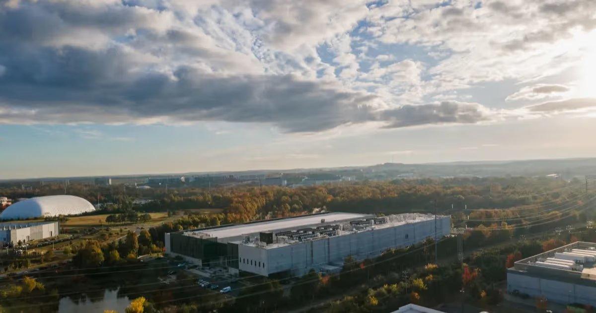 Meta's Hyperion data center building in Louisiana, equipped with massive AI infrastructure