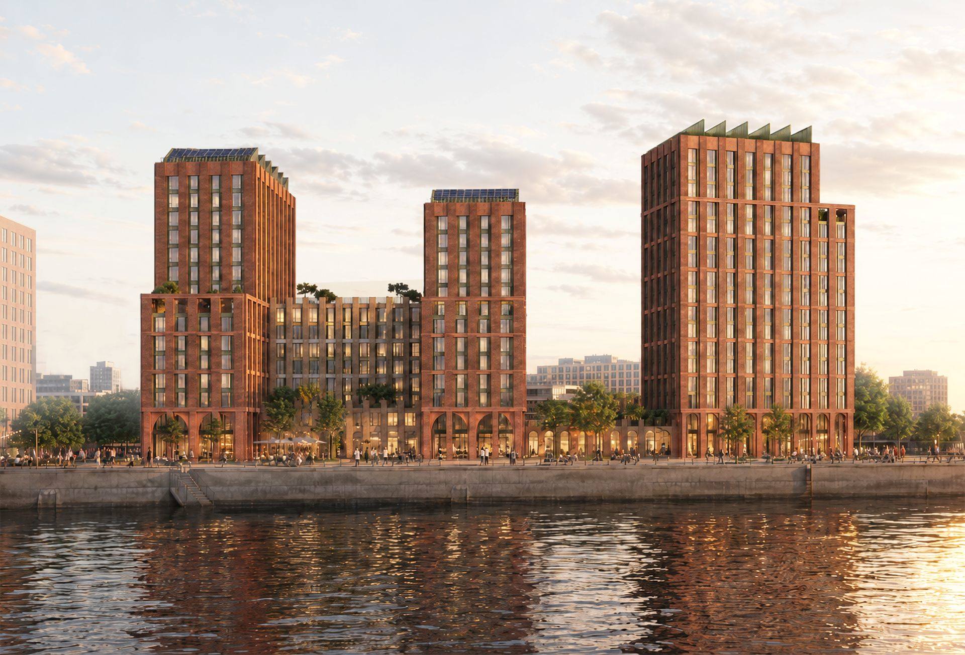 Presentación del plan de desarrollo de viviendas compartidas de 100 millones de libras en Yorkhill Quay