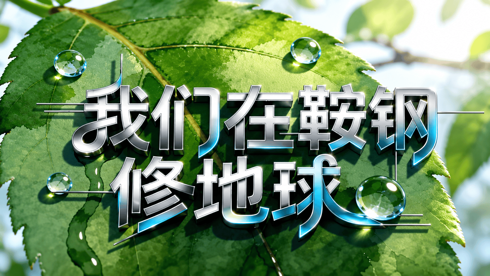“央企故事”  《我们在鞍钢修地球》#绿水青山就是金山银山 #矿山生态修复   #两山理念   #生态治理  #央企担当