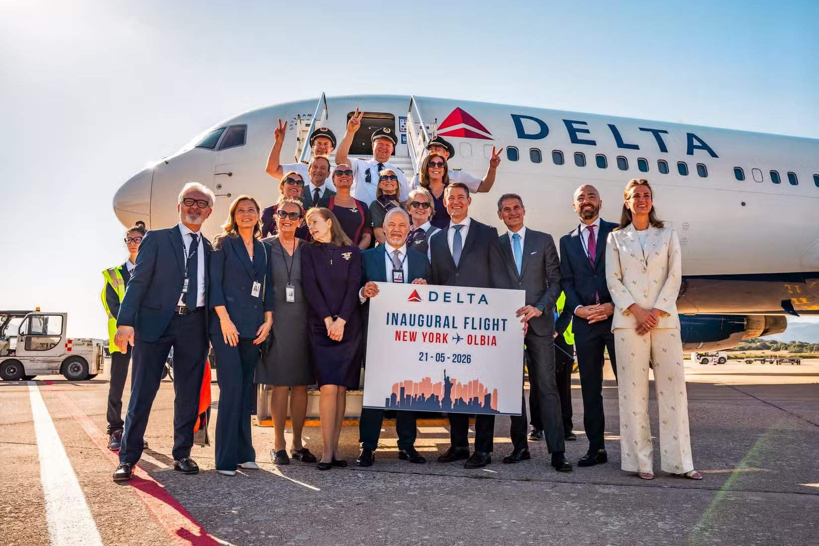 Delta Air Lines eröffnet Route nach Olbia