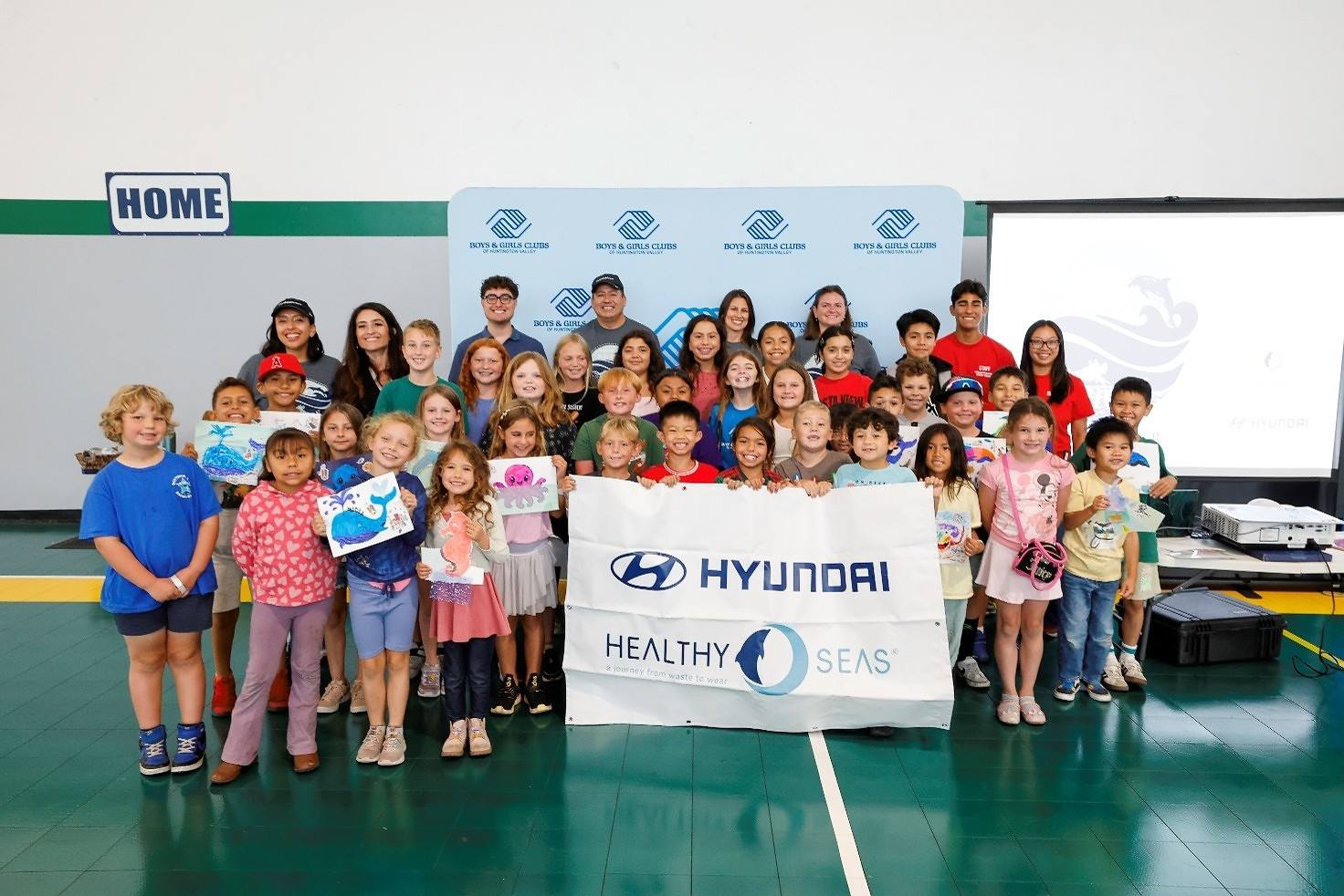 On July 13, 2026, Hyundai Motor North America and Healthy Seas held an educational workshop at the Boys & Girls Clubs of Huntington Valley in Huntington Beach, California. (Photo source: Hyundai Motor)