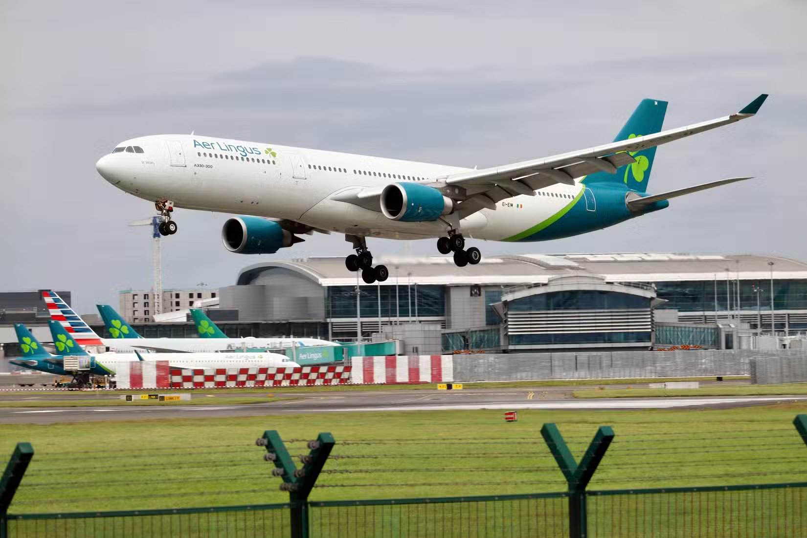 A330-200 d’Aer Lingus en approche de Dublin