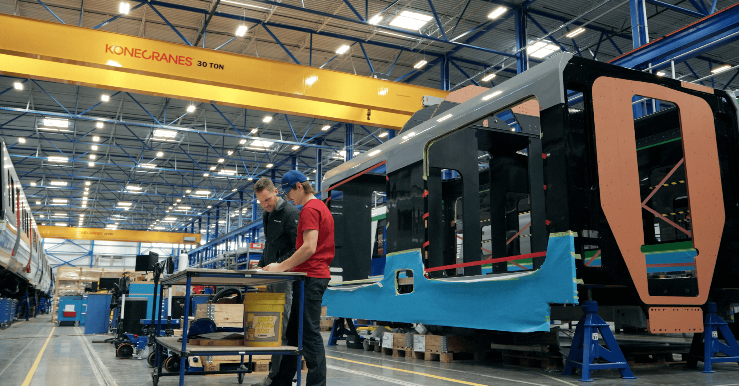 Usine de rames de tramway Stadler