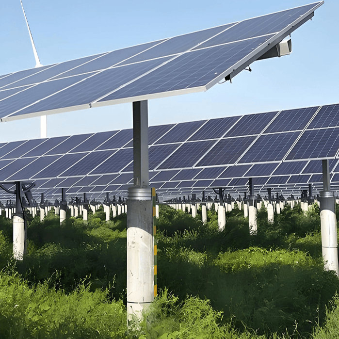 单立柱太阳能光伏支架系统｜高性价比地面光伏安装结构供应商