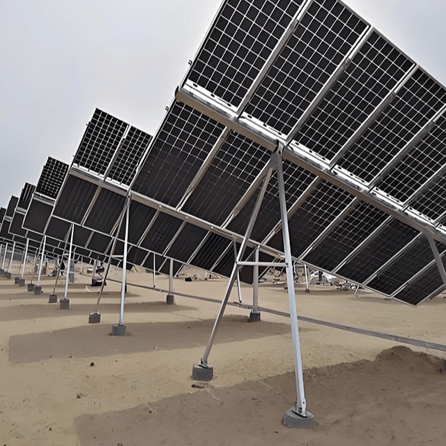 斜单轴太阳能追踪系统｜高纬度地区光伏增效解决方案