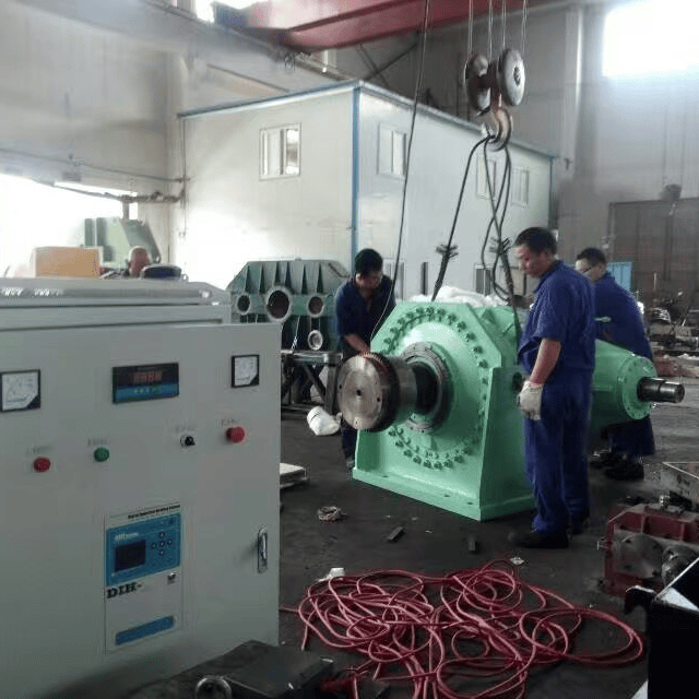 60KW高频电磁加热机 风冷无水源野外作业 大型轴承齿轮热拆热装设备