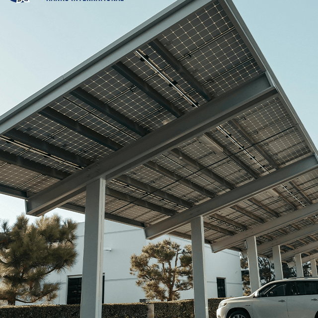 定制化太阳能光伏车棚系统｜新能源停车棚解决方案制造商