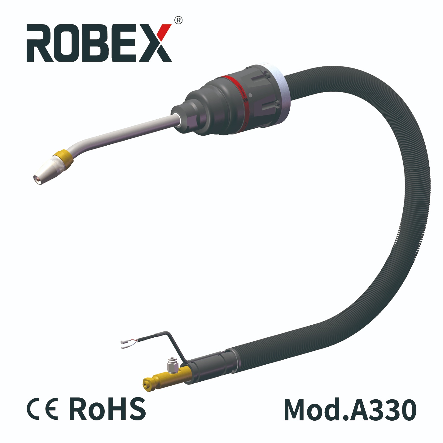 ROBEX 330A ROBEX Robotic Welding Torch Air-cooled Type A330 - Shanghai Innotec Welding Technology Co.,Ltd.