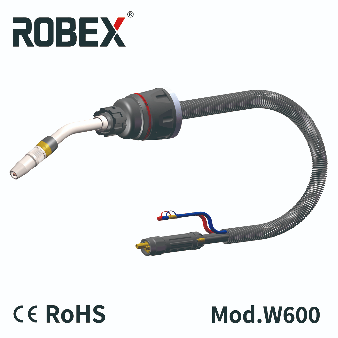 ROBEX 600A Water-Cooled Robotic Welding Torch W600 Robot Welding Gun