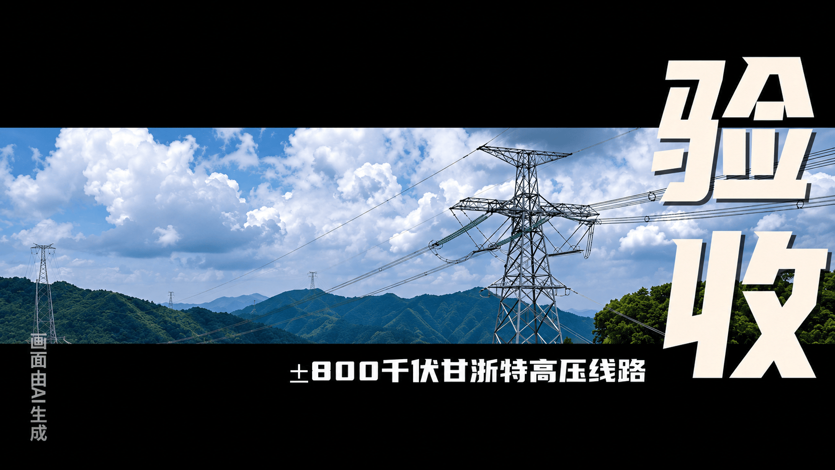 双视角沉浸式体验甘浙特高压走线验收