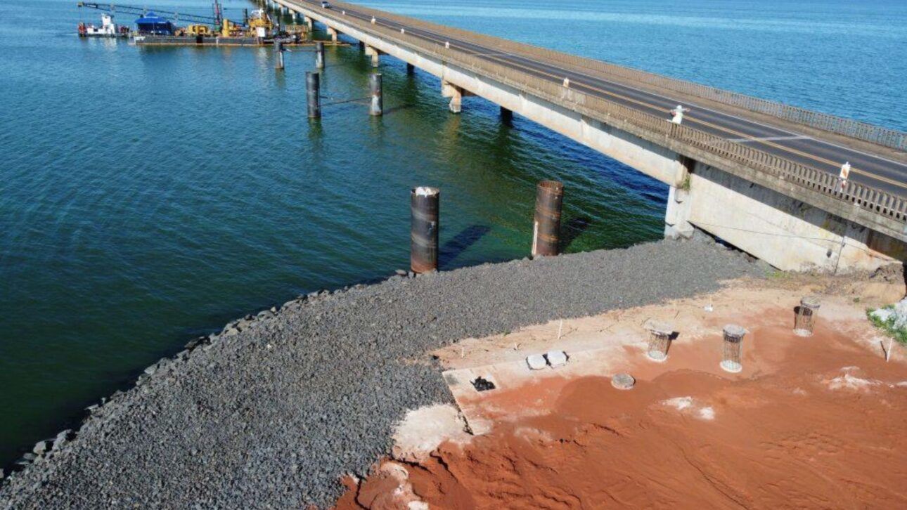 SP-333公路上工程师吉尔伯托·派姆·潘普洛纳桥工程推进,有望改善圣保罗州的交通、安全和区域物流。