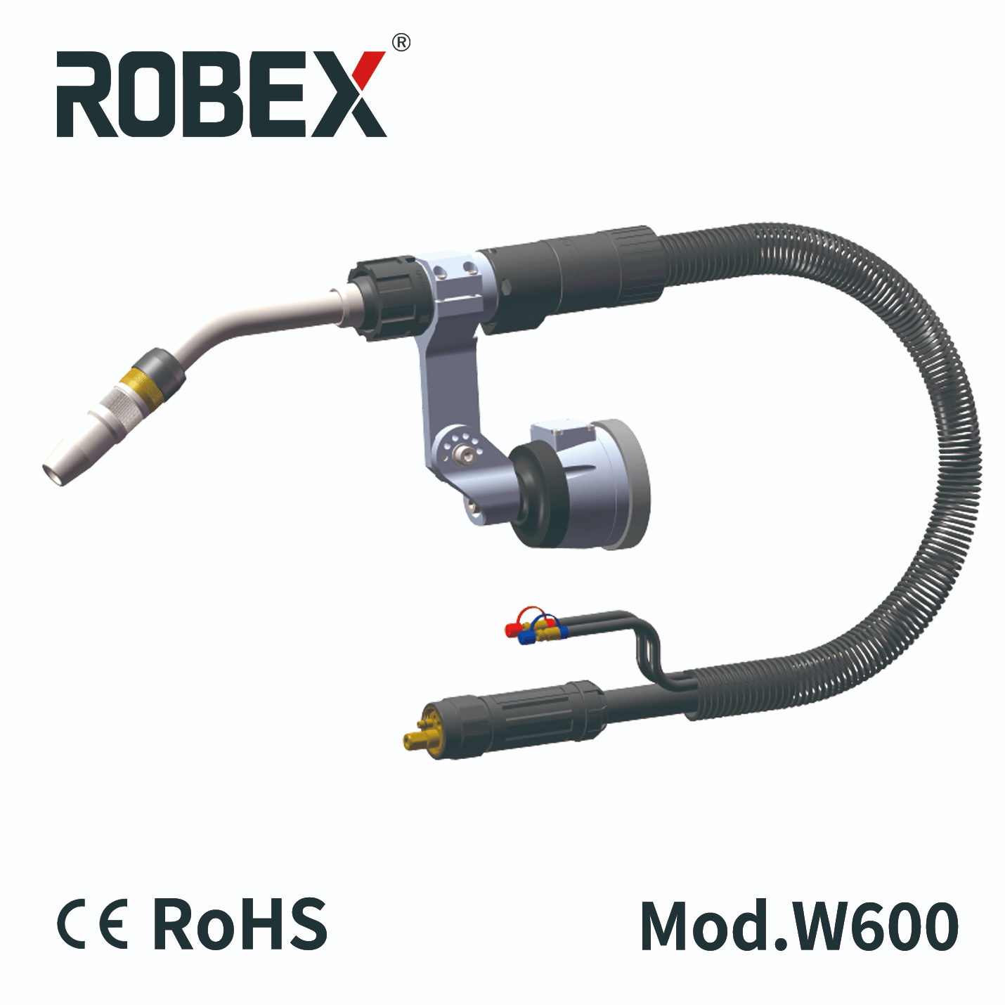 上海亿诺ROBEX 500A/600A水冷系列机器人焊枪