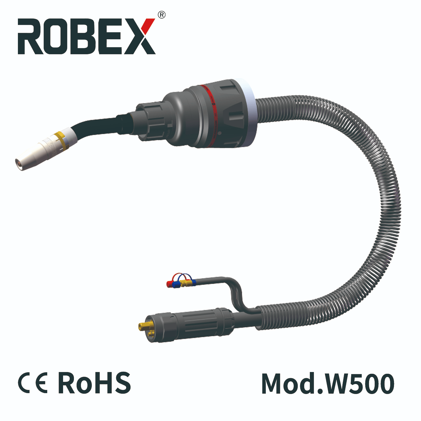 上海亿诺ROBEX 500A/600A水冷系列机器人焊枪